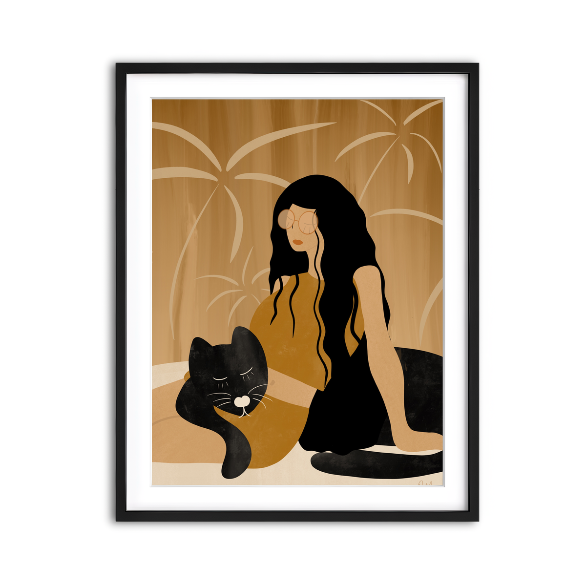 Framed Print 3x4 Black