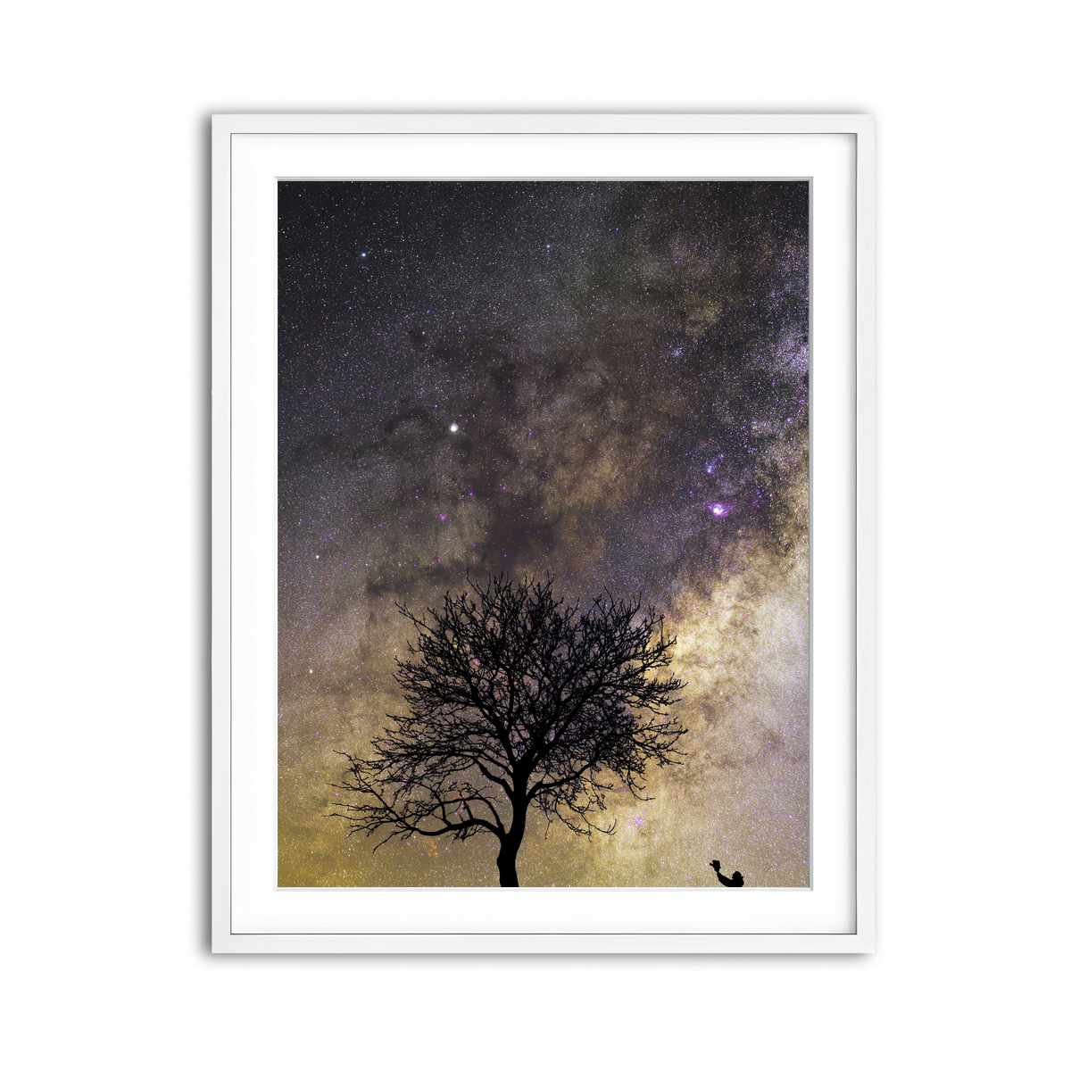 Framed Print 3x4 White