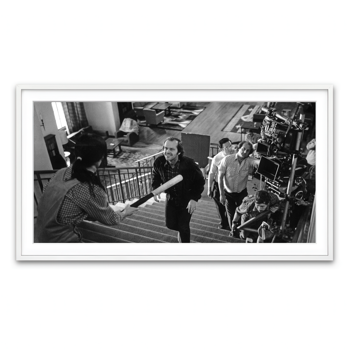 Framed Print 2x1 White