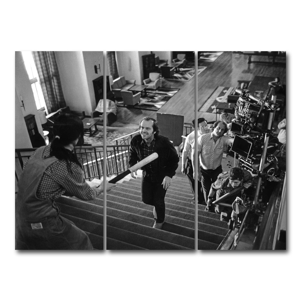 AUTO-MOCKUP WHITE | Give me the Bat | 3 Piece | Gallery Wrap Canvas | group=8x18