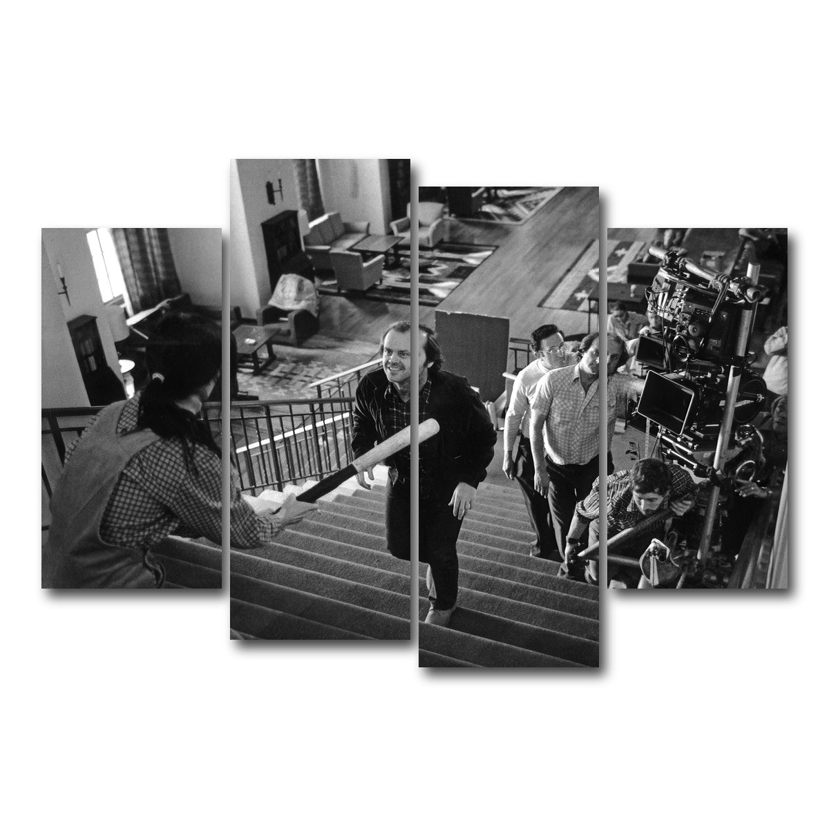 AUTO-MOCKUP WHITE | Give me the Bat | 4 Piece | Gallery Wrap Canvas | group=4_short