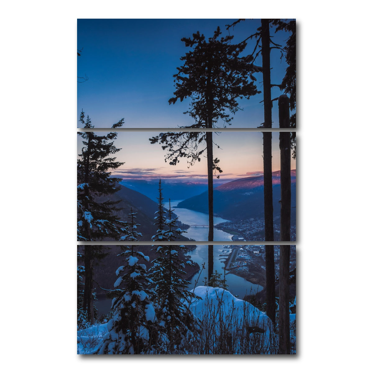 AUTO-MOCKUP WHITE | Giveout Creek | 3 Piece | Gallery Wrap Canvas | group=12x24_stacked