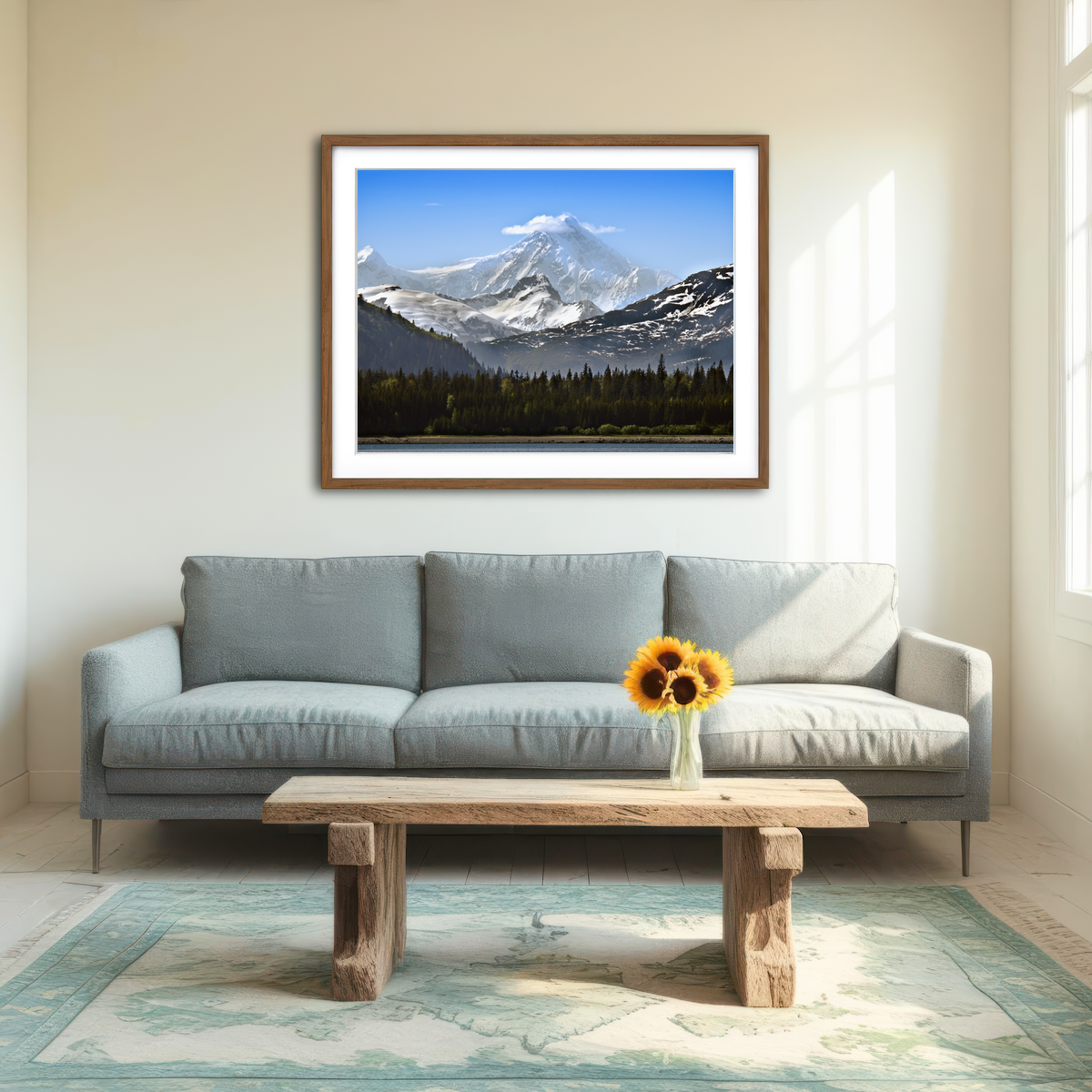 AUTO-MOCKUP ROOM | Glacier Bay National Park Alaska Wall Art