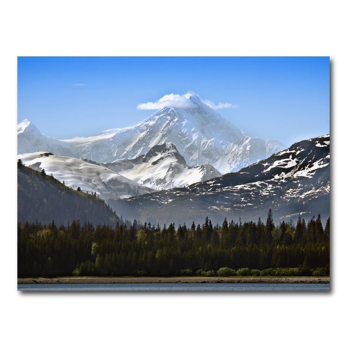AUTO-MOCKUP WHITE | Glacier Bay National Park Alaska | 1 Piece | Gallery Wrap Canvas | group=4x3