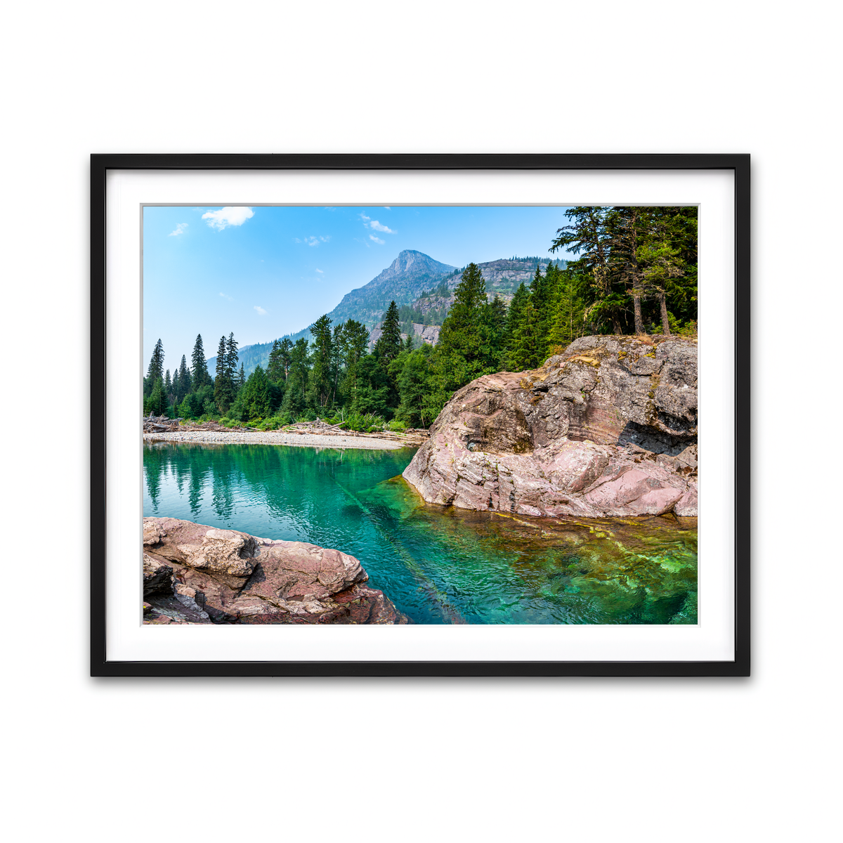 Framed Print 4x3 Black