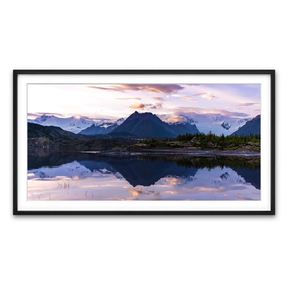 Framed Print 2x1 Black