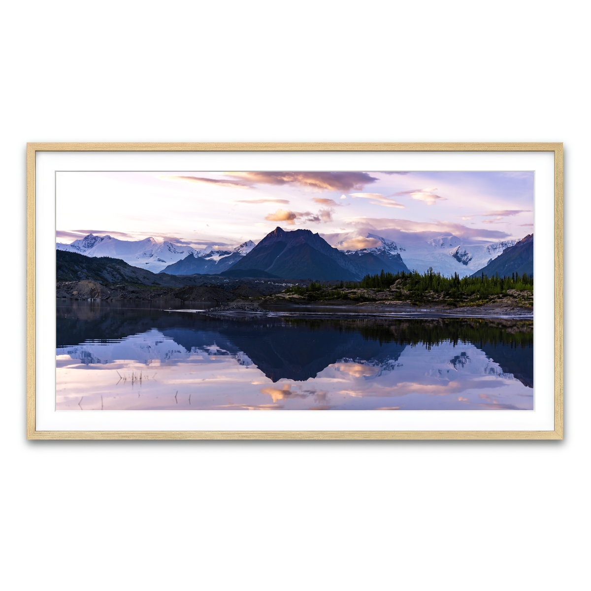 Framed Print 2x1 Natural