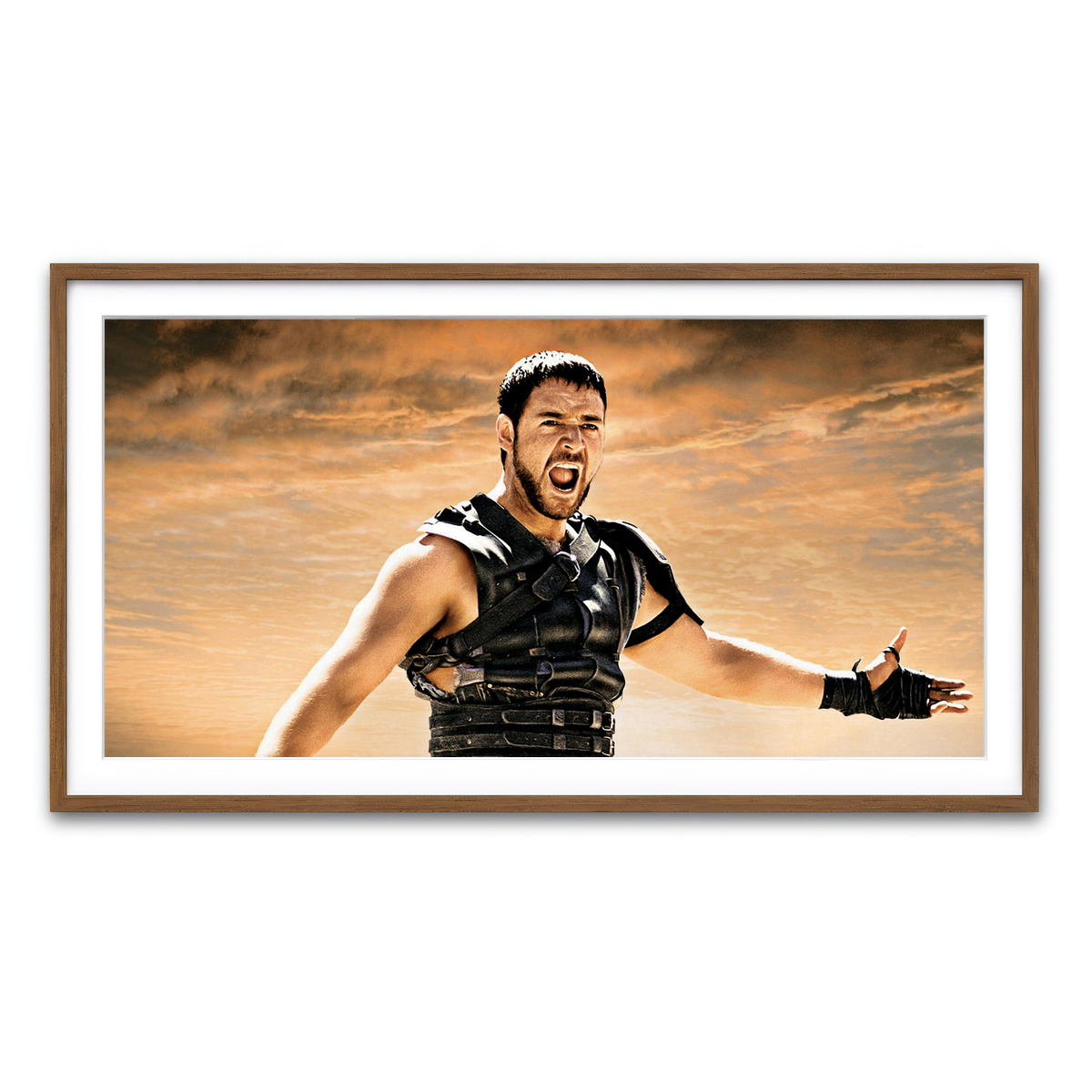 Framed Print 2x1 Walnut