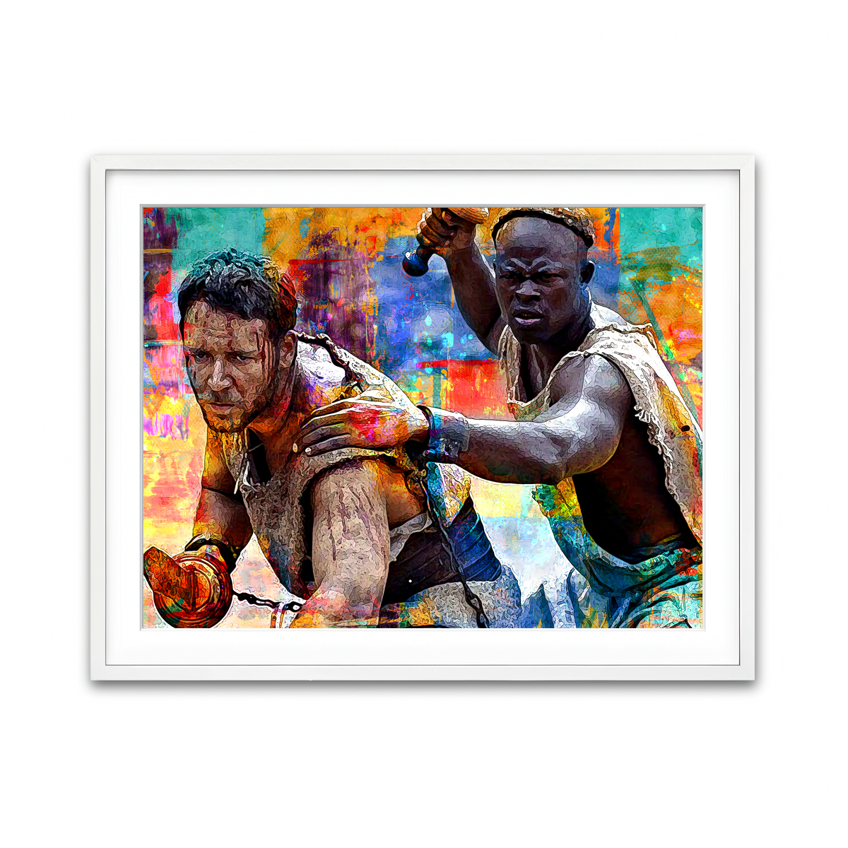 Framed Print 4x3 White