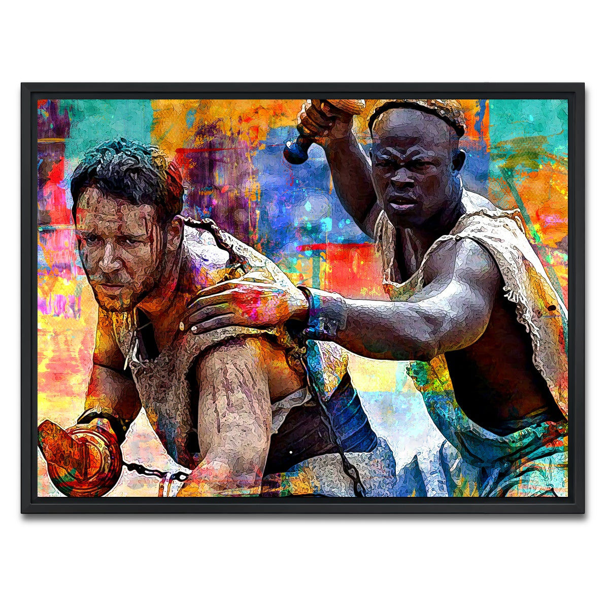 AUTO-MOCKUP WHITE | Gladiators | 1 Piece | Black Framed Canvas | group=4x3