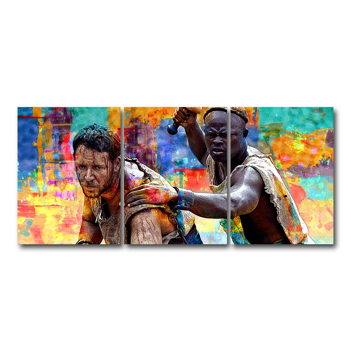 AUTO-MOCKUP WHITE | Gladiators | 3 Piece | Gallery Wrap Canvas | group=18x24