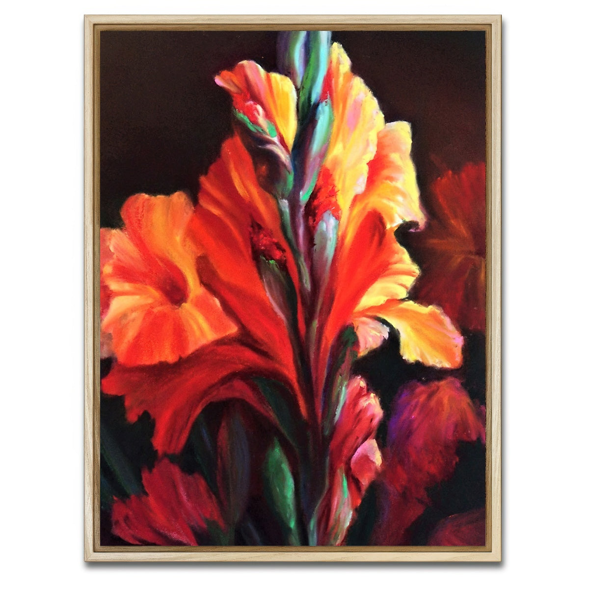 AUTO-MOCKUP WHITE | Glads | 1 Piece | Natural Framed Canvas | group=3x4