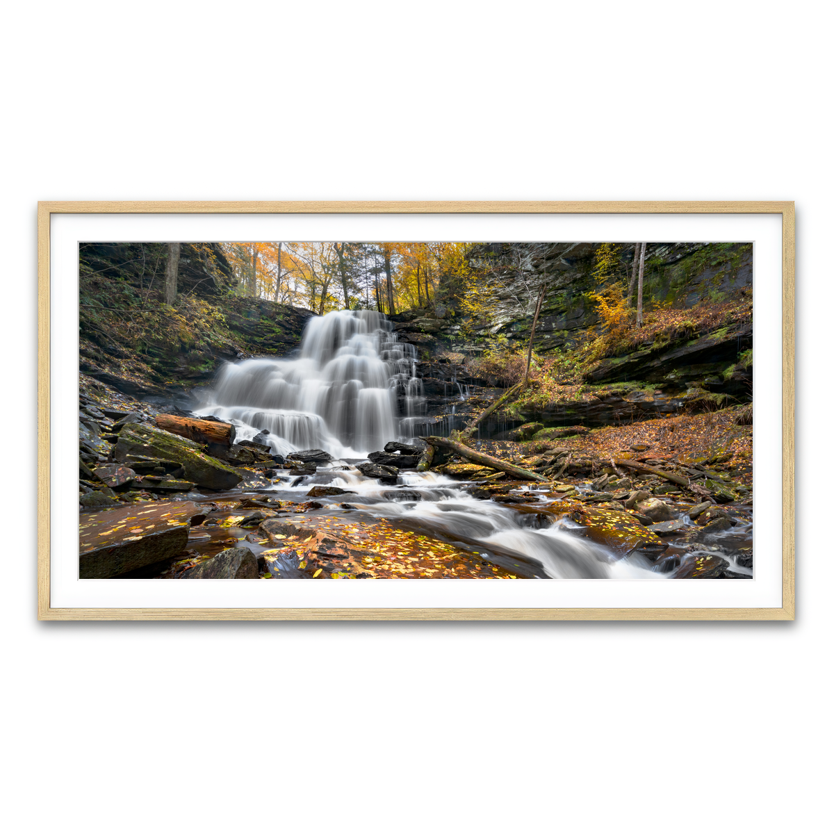 Framed Print 2x1 Natural