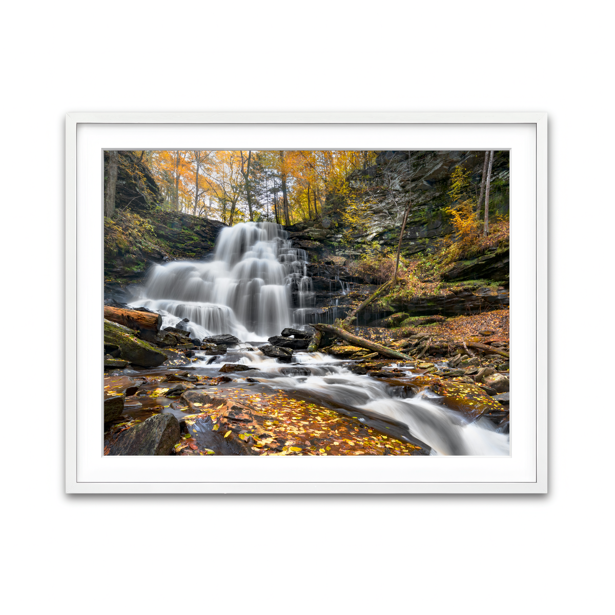 Framed Print 4x3 White
