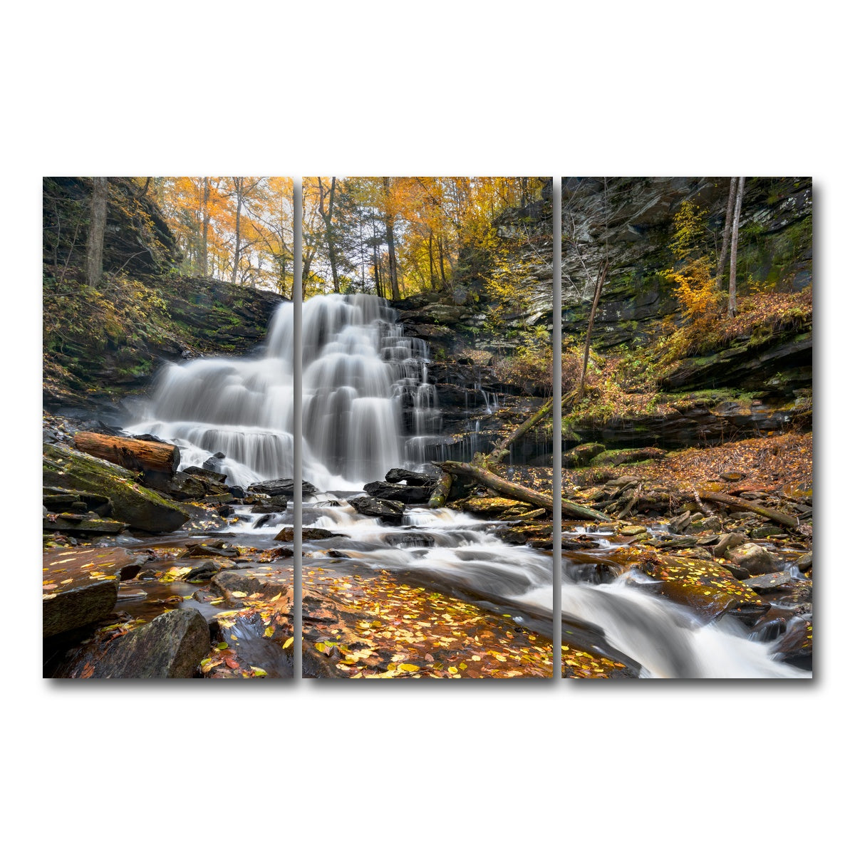 AUTO-MOCKUP WHITE | Glass Half Full | 3 Piece | Gallery Wrap Canvas | group=12x24