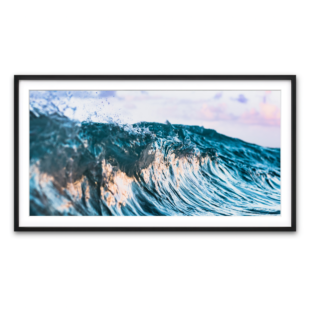 Framed Print 2x1 Black