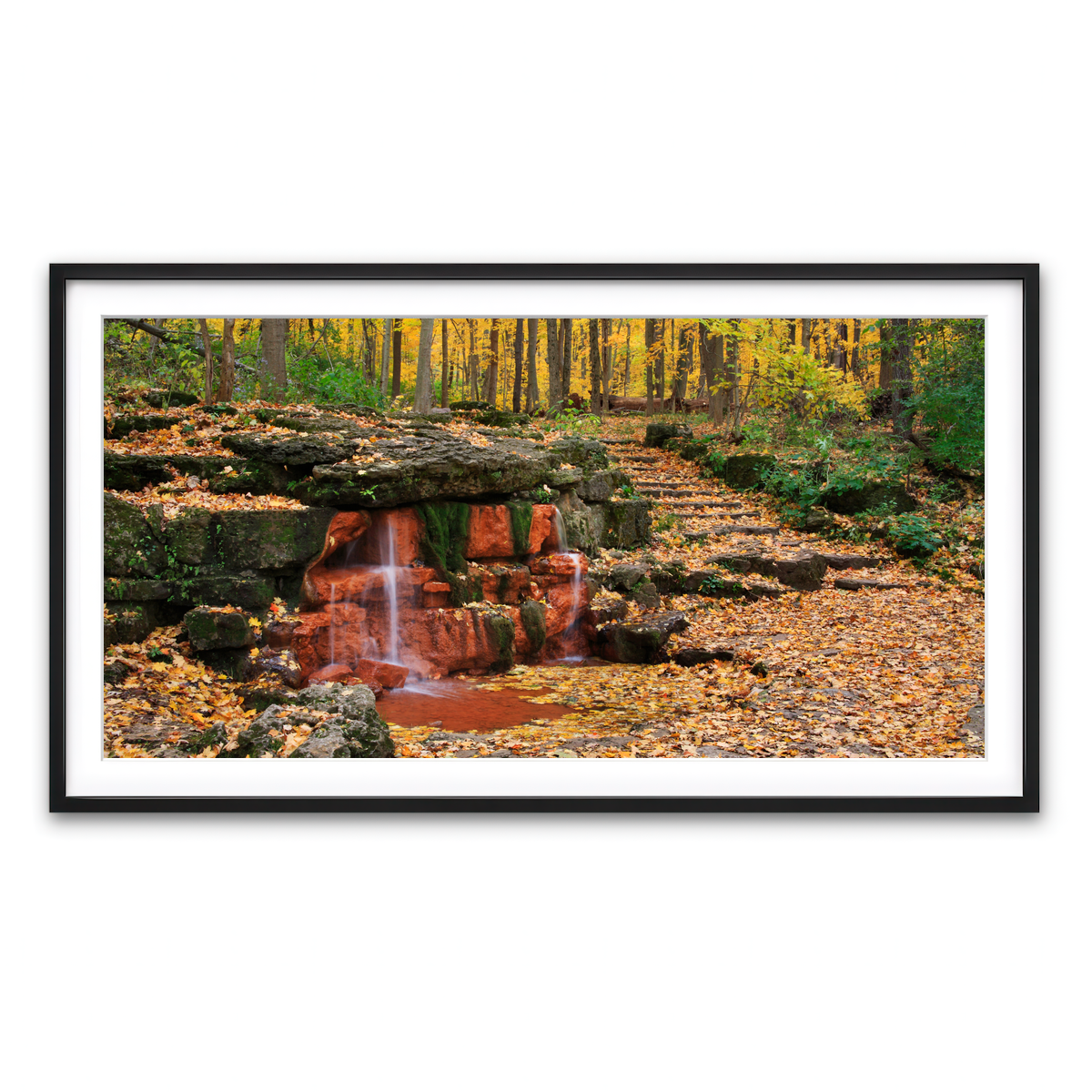 Framed Print 2x1 Black