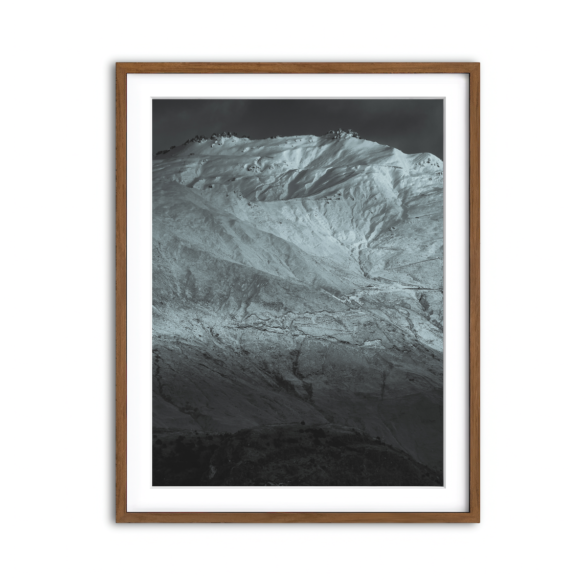 Framed Print 3x4 Walnut