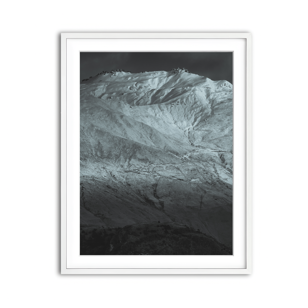Framed Print 3x4 White