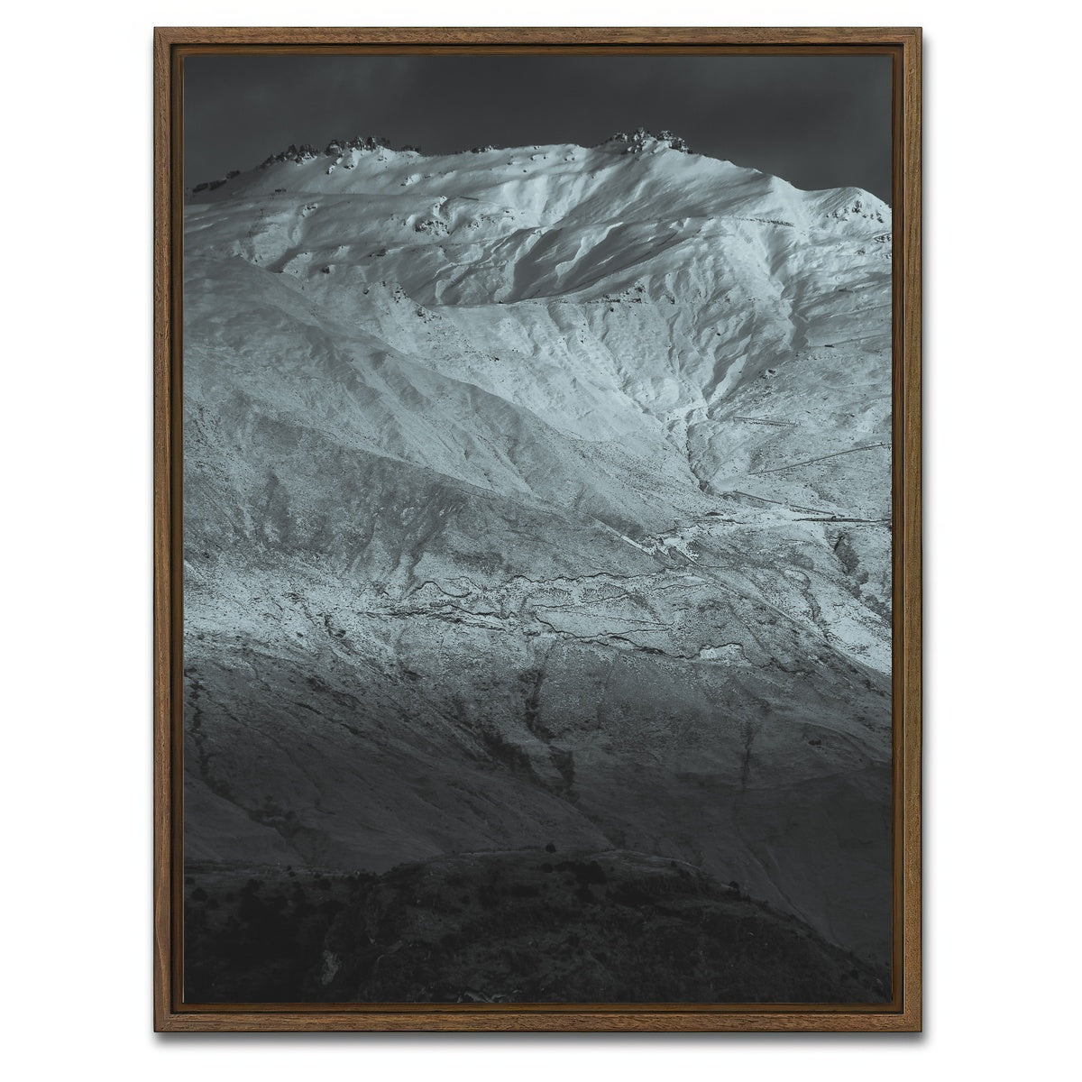 AUTO-MOCKUP WHITE | Glendhu Bay | 1 Piece | Walnut Framed Canvas | group=3x4