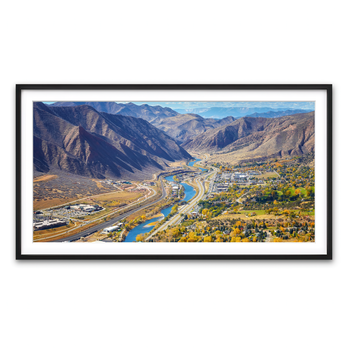 Framed Print 2x1 Black