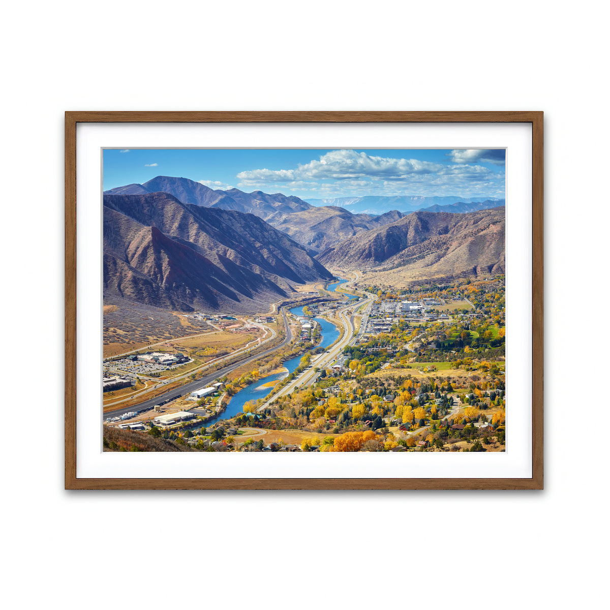 Framed Print 4x3 Walnut