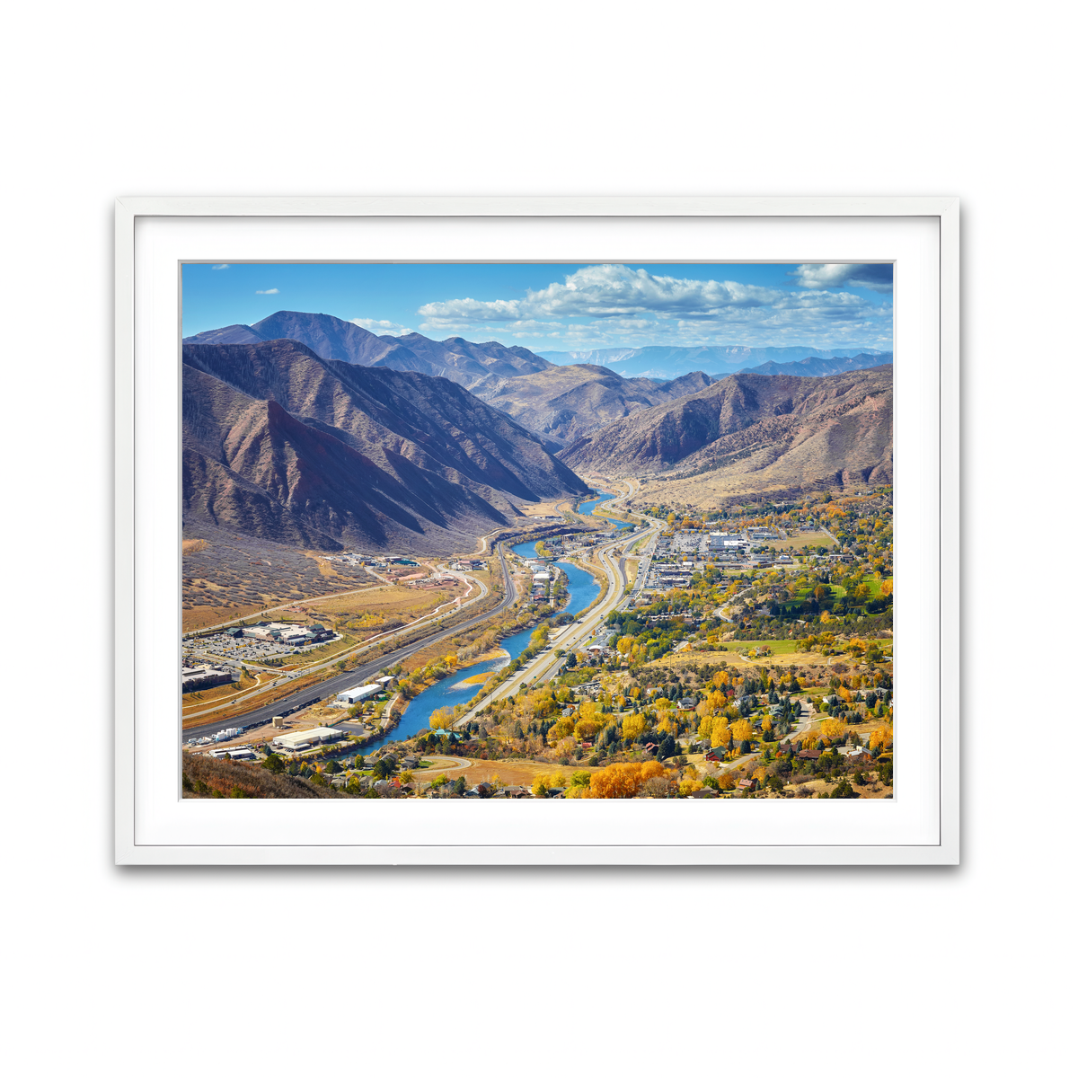 Framed Print 4x3 White