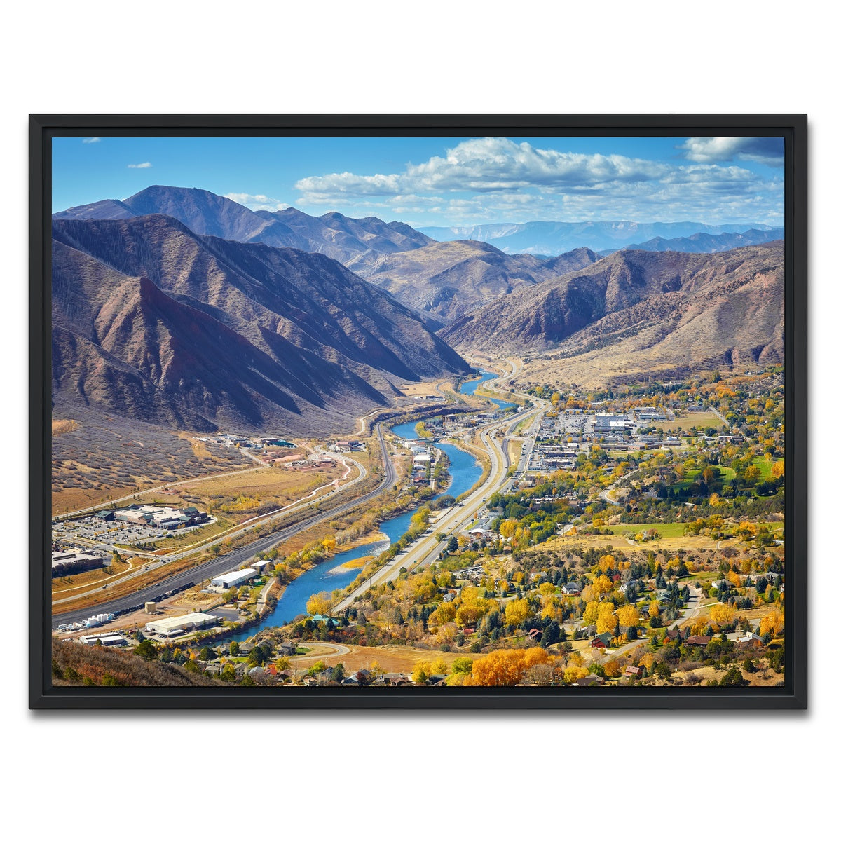 AUTO-MOCKUP WHITE | Glenwood Springs | 1 Piece | Black Framed Canvas | group=4x3