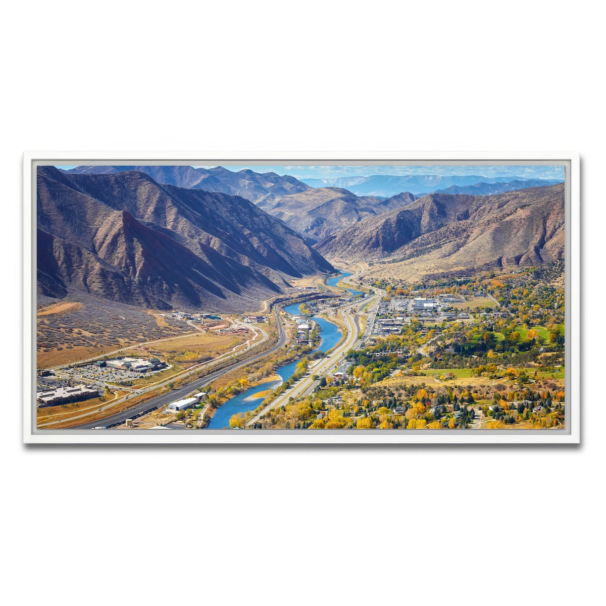 AUTO-MOCKUP WHITE | Glenwood Springs | 1 Piece | White Framed Canvas | group=2x1