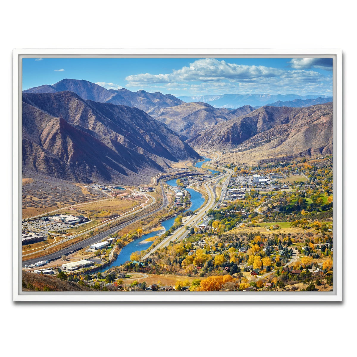 AUTO-MOCKUP WHITE | Glenwood Springs | 1 Piece | White Framed Canvas | group=4x3