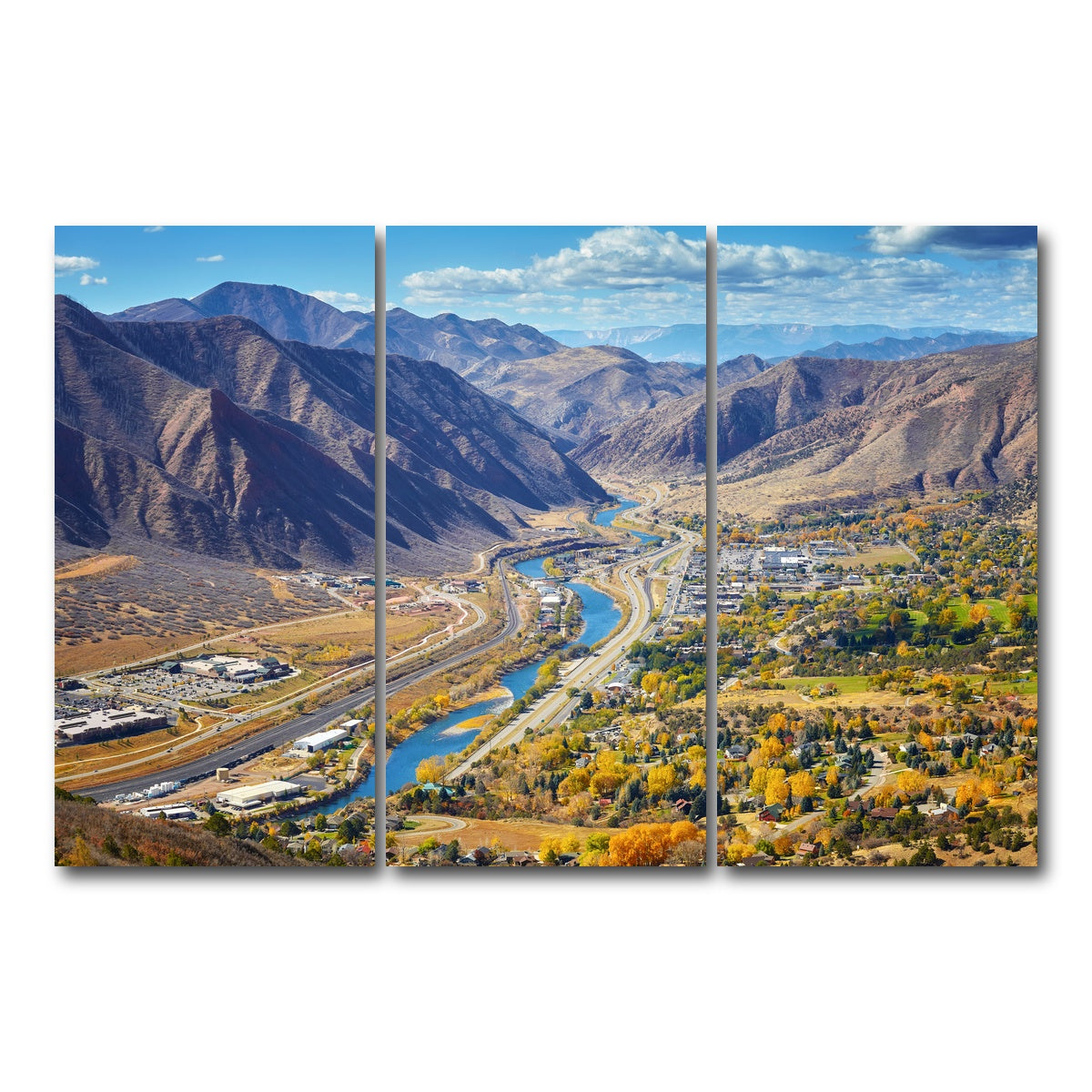 AUTO-MOCKUP WHITE | Glenwood Springs | 3 Piece | Gallery Wrap Canvas | group=12x24