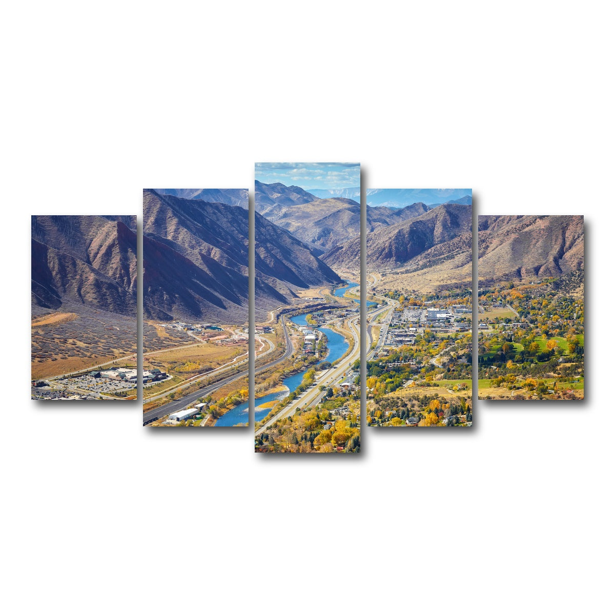 AUTO-MOCKUP WHITE | Glenwood Springs | 5 Piece | Gallery Wrap Canvas | group=5_normal