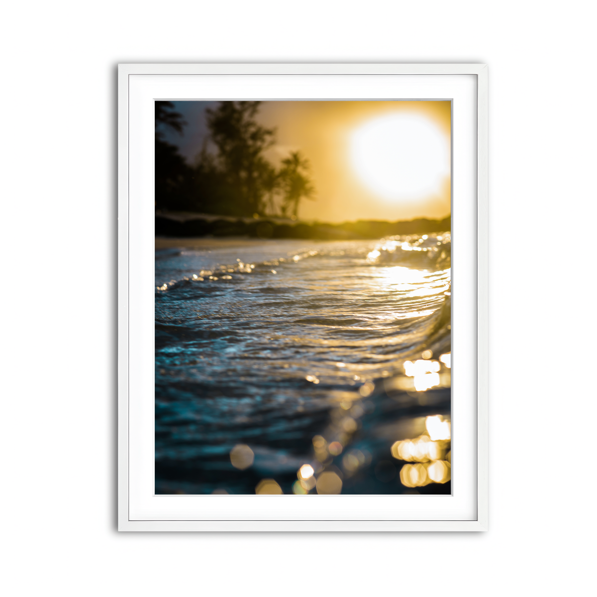 Framed Print 3x4 White
