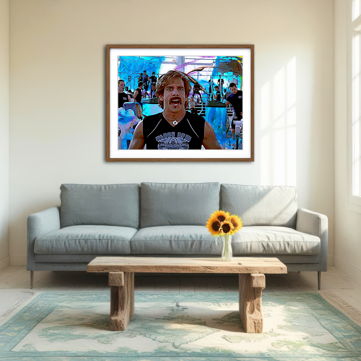 AUTO-MOCKUP ROOM | Globo Gym Wall Art