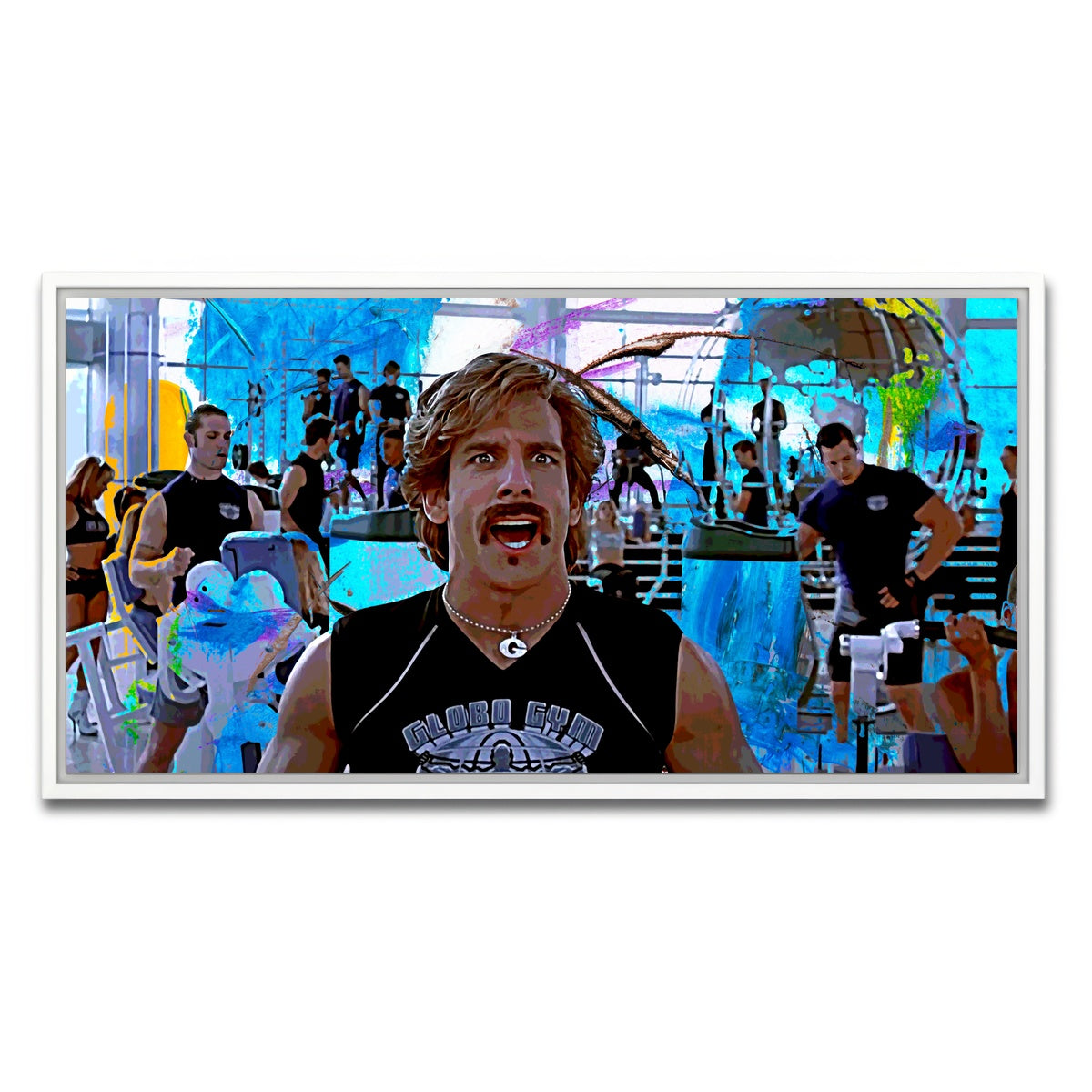 AUTO-MOCKUP WHITE | Globo Gym | 1 Piece | White Framed Canvas | group=2x1