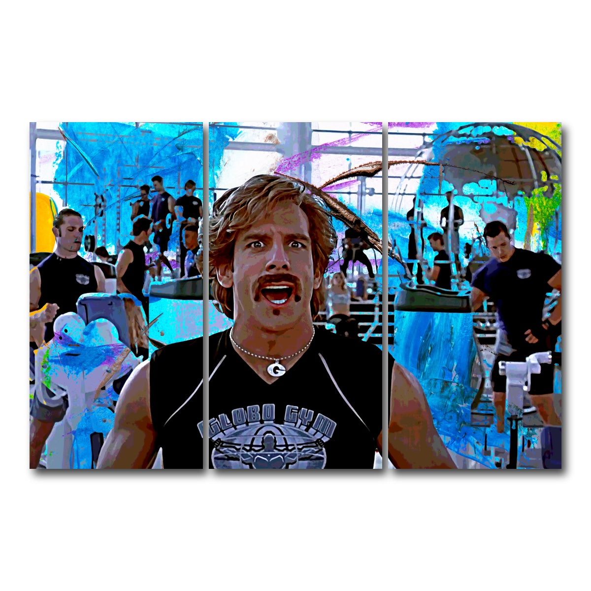 AUTO-MOCKUP WHITE | Globo Gym | 3 Piece | Gallery Wrap Canvas | group=12x24