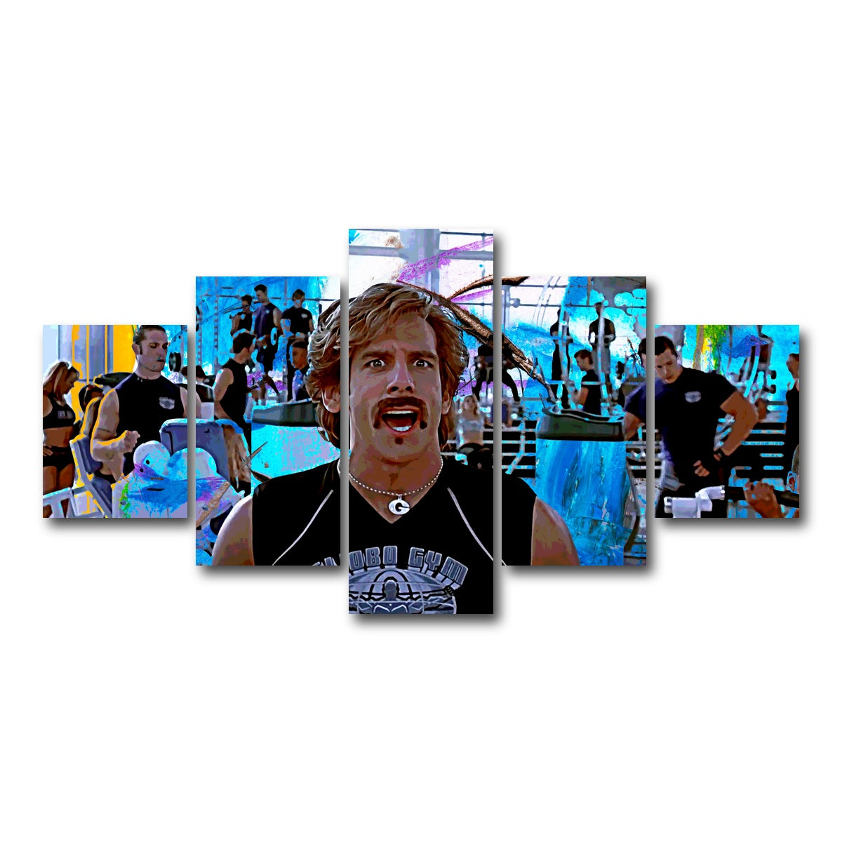 AUTO-MOCKUP WHITE | Globo Gym | 5 Piece | Gallery Wrap Canvas | group=5_short