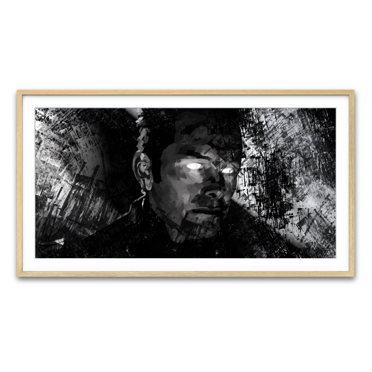 Framed Print 2x1 Natural