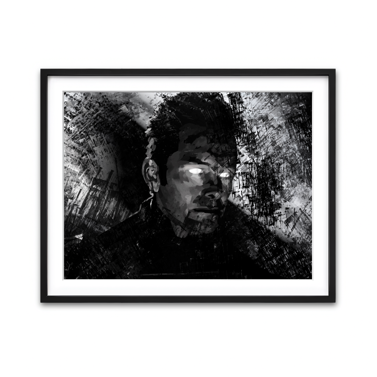Framed Print 4x3 Black