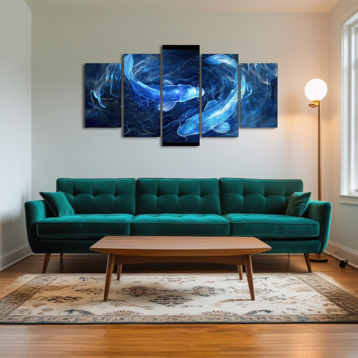 AUTO-MOCKUP ROOM | Glowing Koi Fish