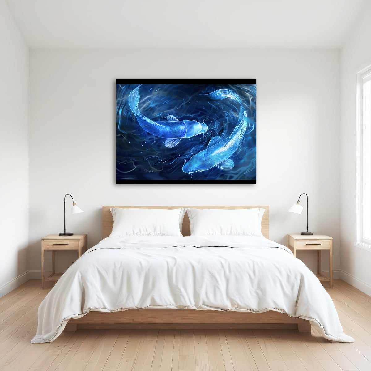 AUTO-MOCKUP ROOM | Glowing Koi Fish