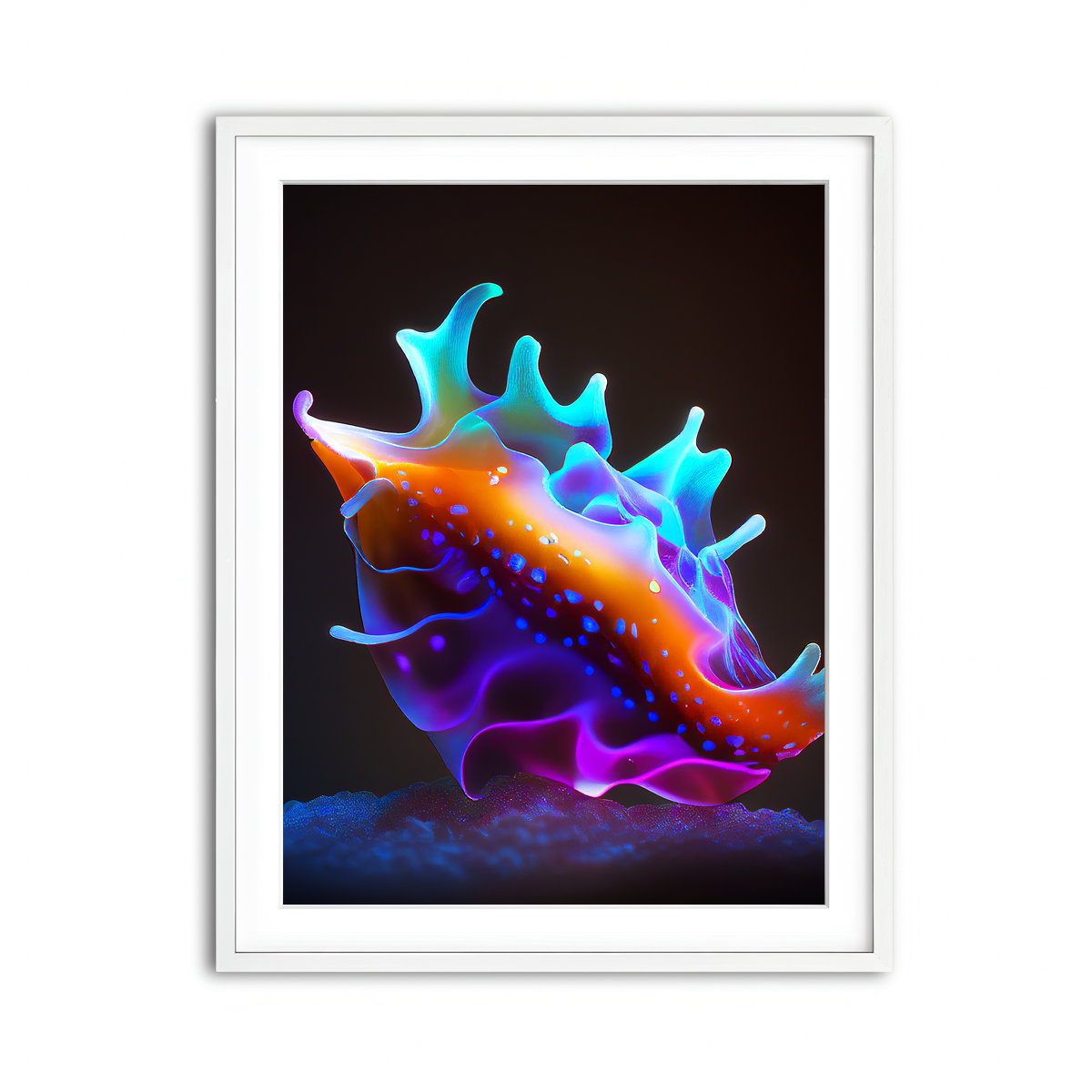 Framed Print 3x4 White