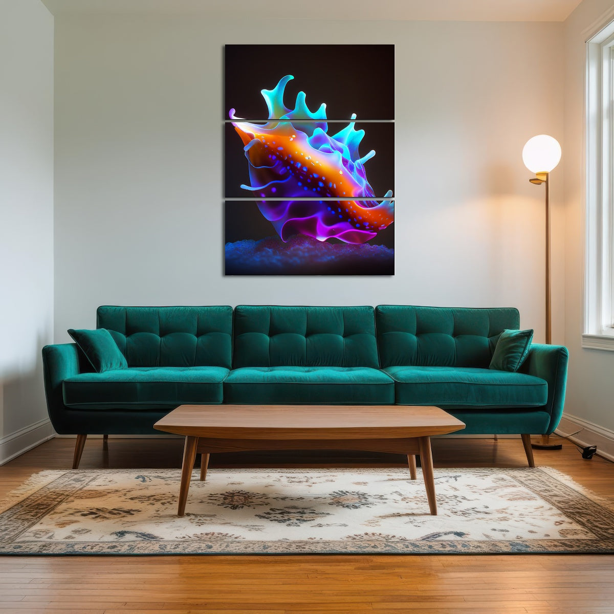 AUTO-MOCKUP ROOM | Glowing Nudibranch