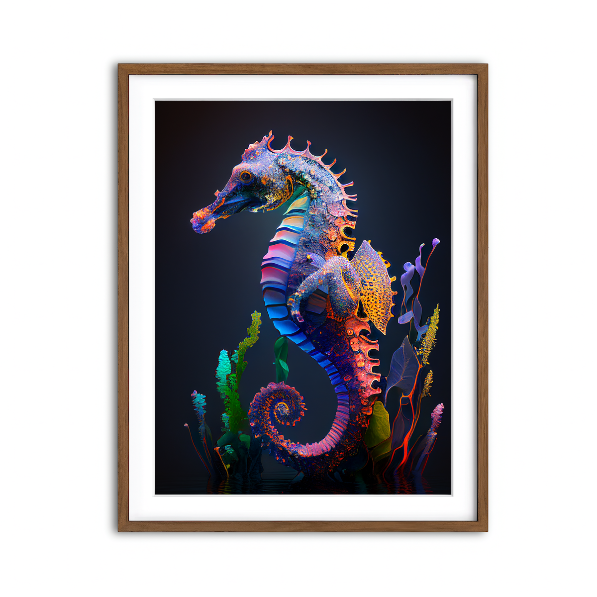 Framed Print 3x4 Walnut