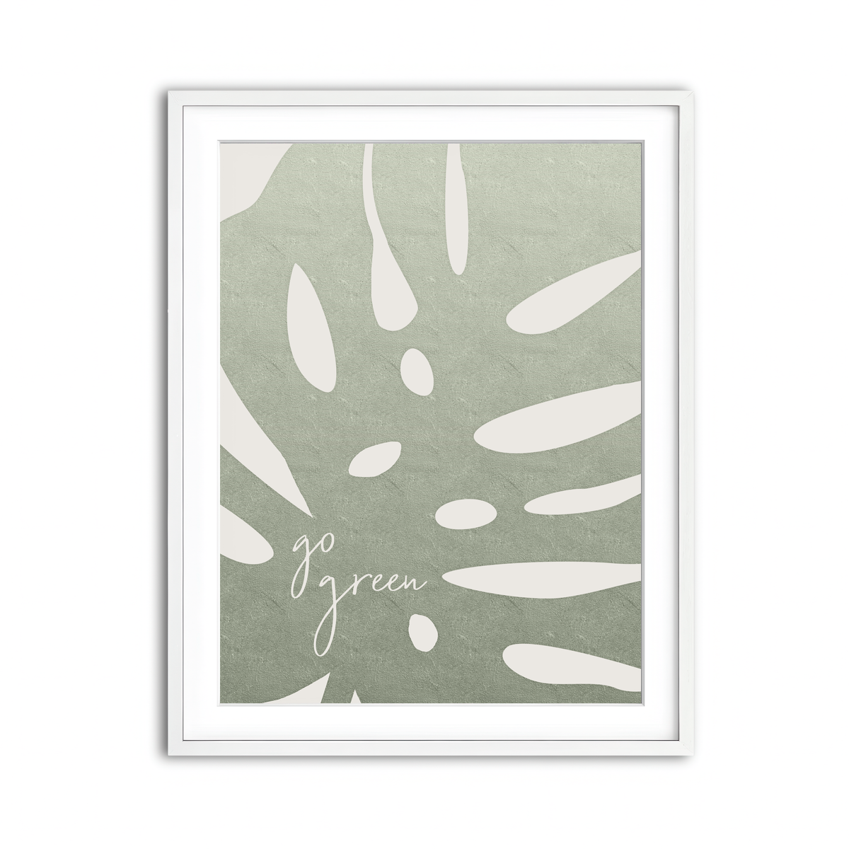 Framed Print 3x4 White