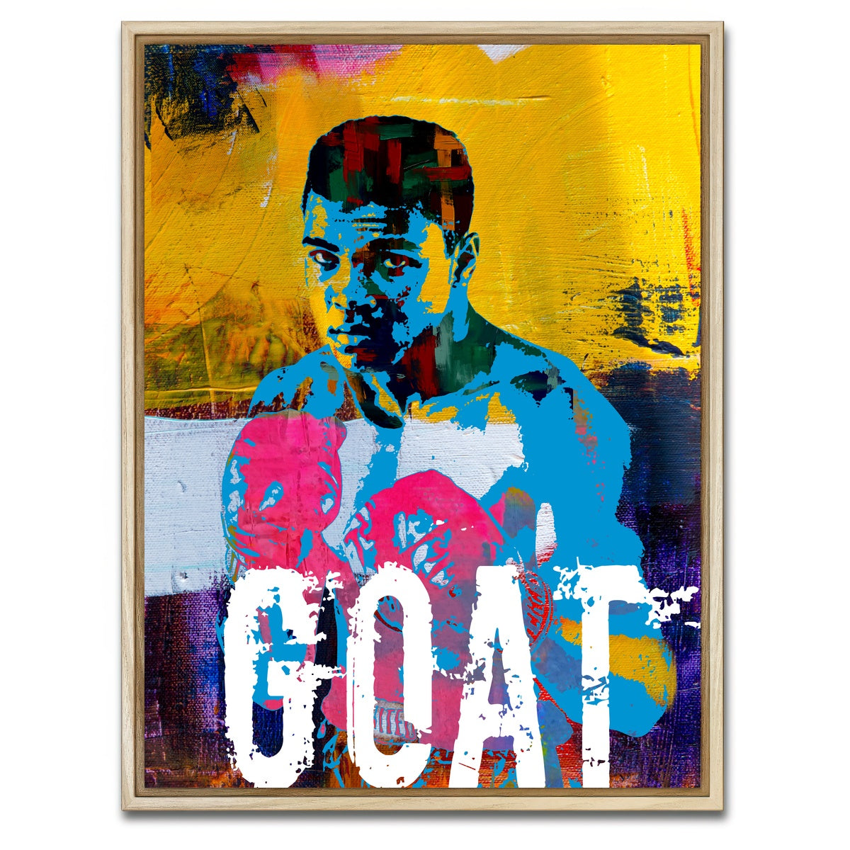 AUTO-MOCKUP WHITE | Goat Ali | 1 Piece | Natural Framed Canvas | group=3x4