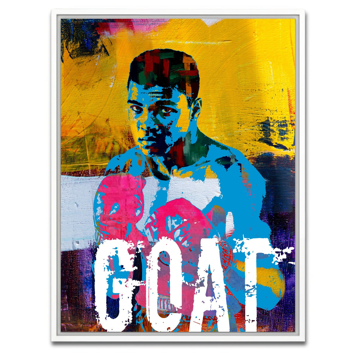 AUTO-MOCKUP WHITE | Goat Ali | 1 Piece | White Framed Canvas | group=3x4