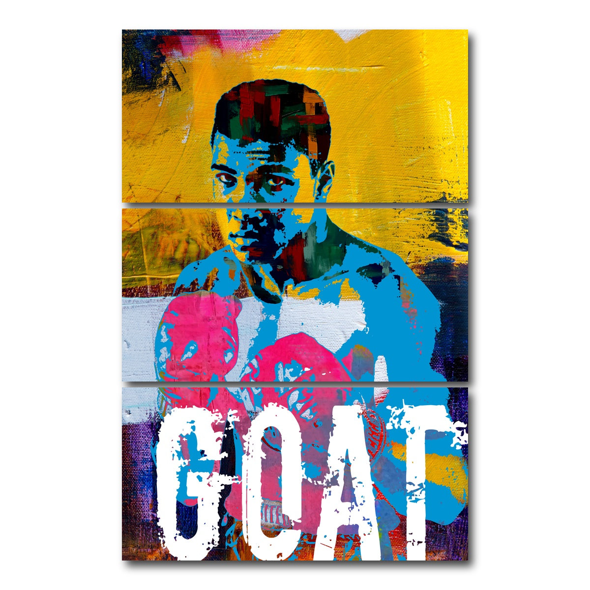 AUTO-MOCKUP WHITE | Goat Ali | 3 Piece | Gallery Wrap Canvas | group=12x24_stacked