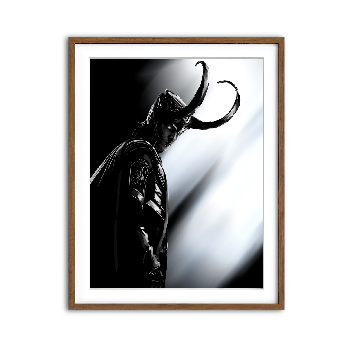 Framed Print 3x4 Walnut