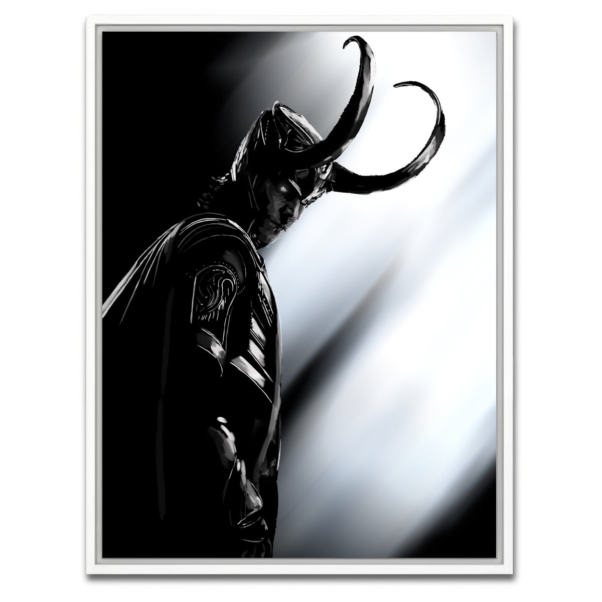 AUTO-MOCKUP WHITE | God Of Mischief | 1 Piece | White Framed Canvas | group=3x4